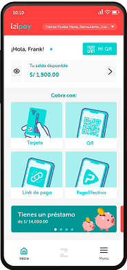 imagen de equipo agente izipay - agente interbank izipay