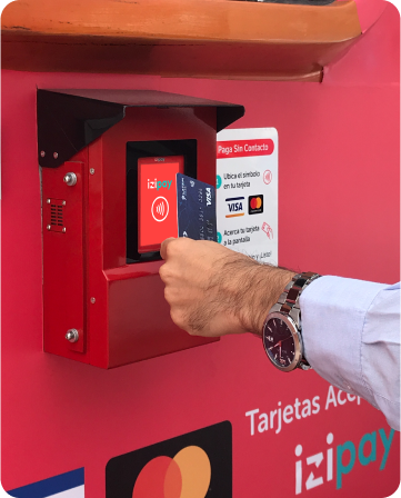imagen de equipo agente izipay - agente interbank izipay